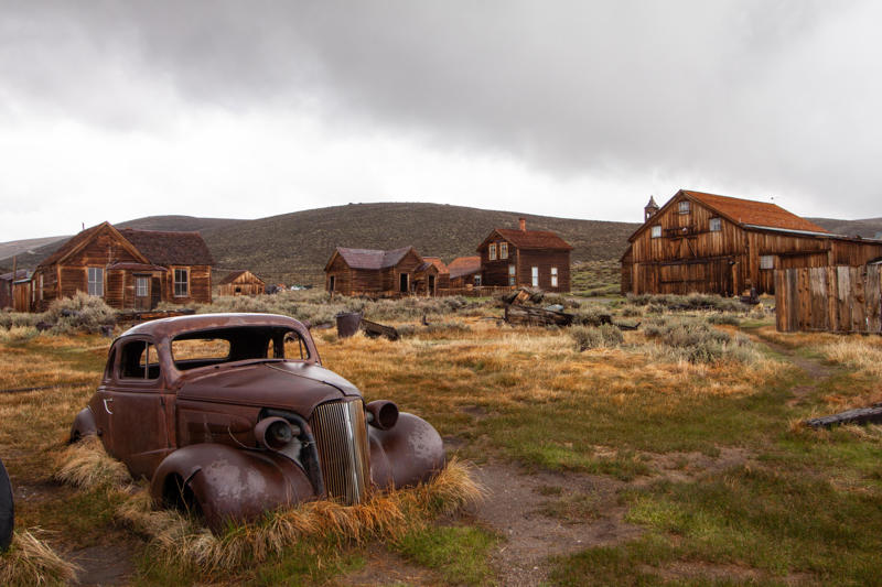 Virginia City, USA, Craco, Italy, Terlingua, USA, Hashima Island, Japan, Kennecott, USA, Kolmanskop, Namibia, Animas Forks, USA, Ross Island, India, Rhyolite, USA, Oradour-sur-Glane, France, Calico, USA, Bodie, USA, Glenrio, USA, Garnet, USA, Kayaköy, Turkey