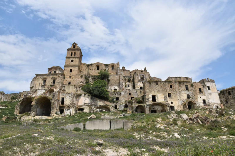 Virginia City, USA, Craco, Italy, Terlingua, USA, Hashima Island, Japan, Kennecott, USA, Kolmanskop, Namibia, Animas Forks, USA, Ross Island, India, Rhyolite, USA, Oradour-sur-Glane, France, Calico, USA, Bodie, USA, Glenrio, USA, Garnet, USA, Kayaköy, Turkey
