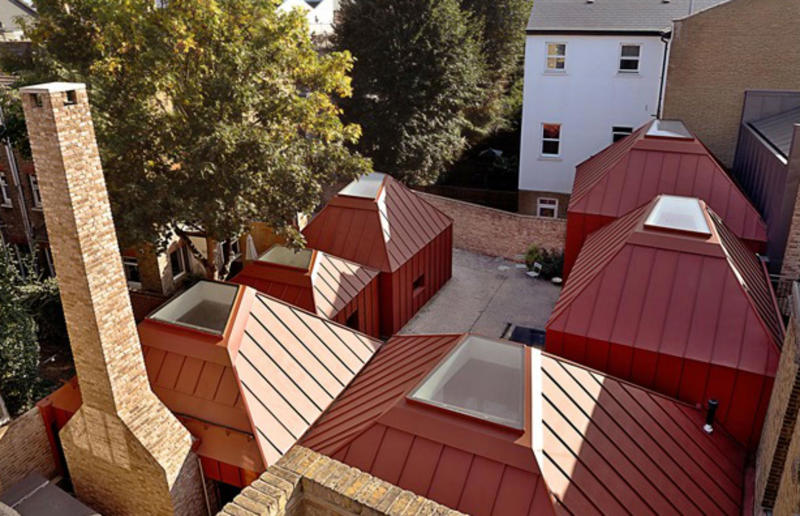 Tin House, London, UK Blindingly beautiful metal homes, Bellbrae House, Victoria, Australia, Galvalum-wrapped home, California, USA, Joshua Tree Folly, California, USA, Tin House, London, UK, Cliff House, Granada, Spain, Copper house, Sibiu, Romania, Balancing Barn, Suffolk, UK, Three Capes Cabin, Tasmania, Australia