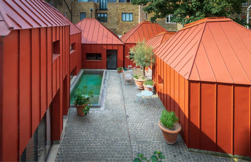 Tin House, London, UK Blindingly beautiful metal homes, Bellbrae House, Victoria, Australia, Galvalum-wrapped home, California, USA, Joshua Tree Folly, California, USA, Tin House, London, UK, Cliff House, Granada, Spain, Copper house, Sibiu, Romania, Balancing Barn, Suffolk, UK, Three Capes Cabin, Tasmania, Australia