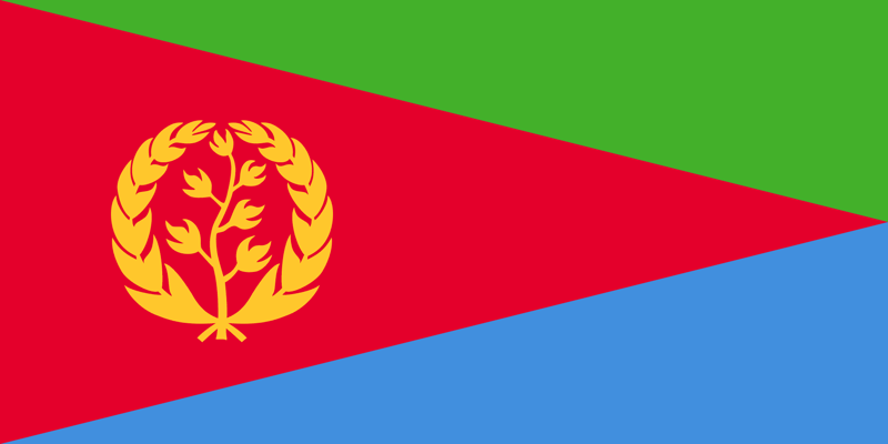 23. Eritrea 1. Wales, 2. Bhutan, 3. Sri Lanka, 4. Seychelles, 5. Nepal, 6. Jamaica, 7. South Africa, 8. Canada, 9. Switzerland, 10. North Macedonia, 11. Estonia, 12. Kiribati, 13. Brazil, 14. Lebanon, 15. Papua New Guinea, 16. Albania, 17. Mexico, 18. Isle of Man, 19. Barbados, 20. Zimbabwe, 21. Uganda, 22. Japan, 23. Eritrea