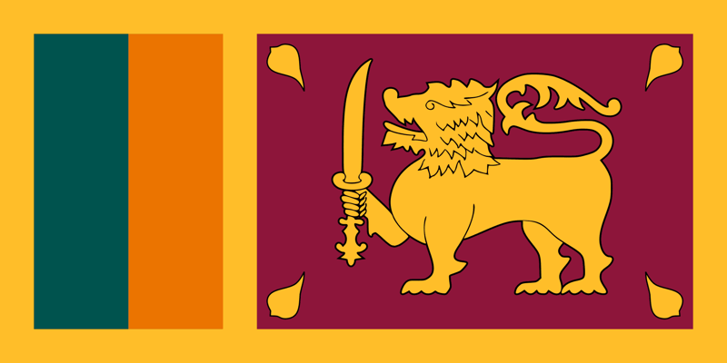 3. Sri Lanka 1. Wales, 2. Bhutan, 3. Sri Lanka, 4. Seychelles, 5. Nepal, 6. Jamaica, 7. South Africa, 8. Canada, 9. Switzerland, 10. North Macedonia, 11. Estonia, 12. Kiribati, 13. Brazil, 14. Lebanon, 15. Papua New Guinea, 16. Albania, 17. Mexico, 18. Isle of Man, 19. Barbados, 20. Zimbabwe, 21. Uganda, 22. Japan, 23. Eritrea