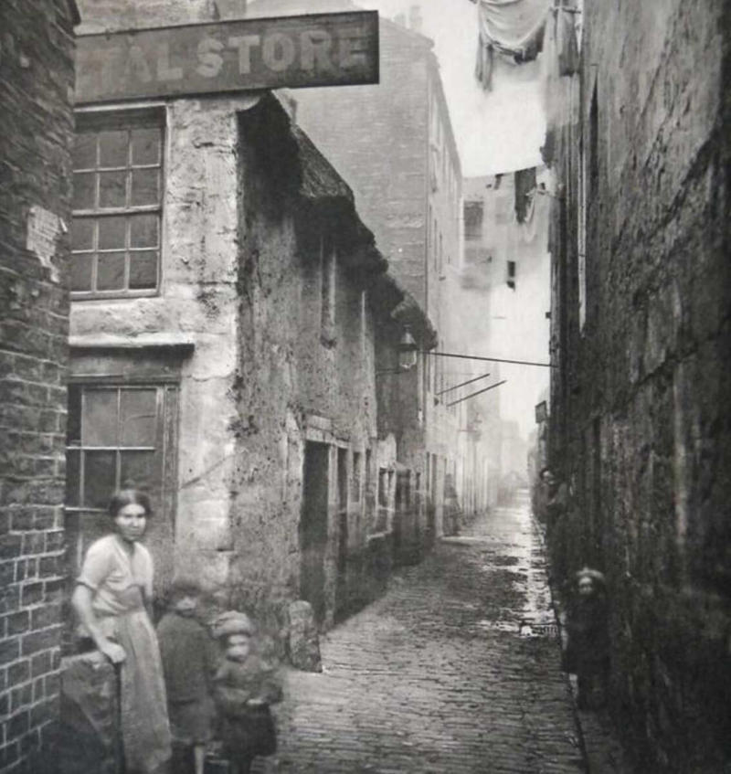 16. This looks to be a tumultuous alleyway to navigate back in the 1870s 1. A solid pose indeed, 2. Paris in the Belle Époque (ca. 1870-1890), 3. The legend goes that this was taken back in Pennsylvania, 4. Someone's great grandmother captured in a tender moment way back in the day, 5. Seems like he might be a great dad, 6. A portrait of a man wearing samurai armor back in the 1870s, 7. A couple young and in love all the way back in the 1870s, 8. Taken back in Norway in the 1870s, 9. A good day to you as well my good sir, 10. Gettysburg in 1870, 11. Taken in Norwich, England in the 1870s, 12. A portrait of Emil Bessels in the 1870s, 13. The penny farthing bikes were the bikes to ride around in during the 1870s, 14. Looks to be a joyous gathering indeed, 15. Now that's a fancy 1870s gentleman if I've ever seen one, 16. This looks to be a tumultuous alleyway to navigate back in the 1870s, 17. A stunning, captivating shot indeed, 18. Honestly, the guy is giving off some kind of vibe with the big beard, 19. She seems like she didn't have the best morning she's ever had