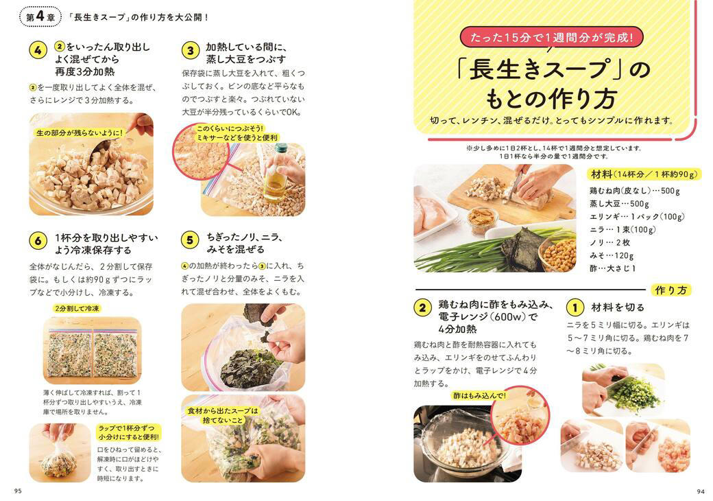スープ1杯に、たんぱく質とBCAAがたっぷり！, 筋肉作りを支える"サポート栄養素"ビタミンB群に注目, 筋肉作りを促進してくれるのが「キノコ類」, 高温・長時間加熱より電子レンジ調理がオススメな理由, プロテインにはないゴロゴロ食感が「認知症予防」に