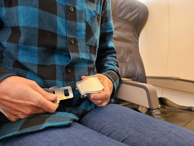 Sit near an emergency exit, Avoid sitting in the middle of the plane, Select flights with safe seats available, Pay attention to the safety demonstration, Familiarize yourself with seatbelt operation, Keep shoes on during takeoff and landing, Evacuate promptly, Avoid unruly behavior, Purchase travel insurance, Limit the number of lithium batteries, Store carry-on baggage properly, Remember most crashes are survivable, General safety practices: keep seatbelt fastened at all times, Check emergency oxygen mask placement for children