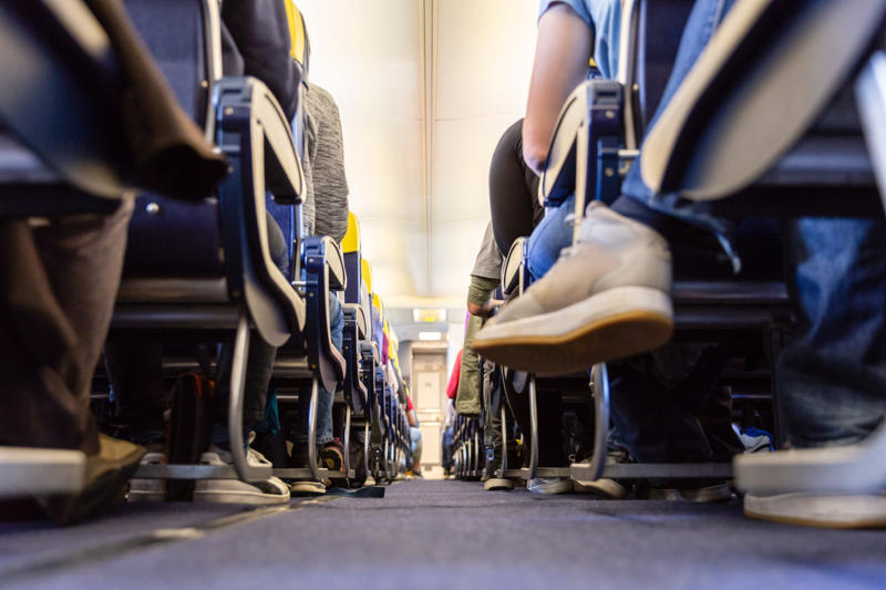 Sit near an emergency exit, Avoid sitting in the middle of the plane, Select flights with safe seats available, Pay attention to the safety demonstration, Familiarize yourself with seatbelt operation, Keep shoes on during takeoff and landing, Evacuate promptly, Avoid unruly behavior, Purchase travel insurance, Limit the number of lithium batteries, Store carry-on baggage properly, Remember most crashes are survivable, General safety practices: keep seatbelt fastened at all times, Check emergency oxygen mask placement for children