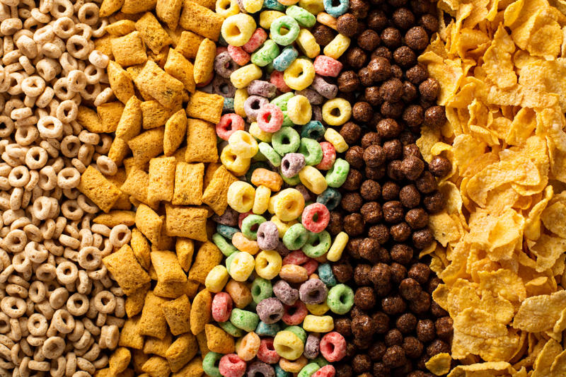 Breakfast cereal Diet soda, Fruit juices, Breakfast cereal, Low-fat and fat-free products, Margarine, Whole grain, Organic processed foods, Sports drinks, Gluten-free, Salad dressing, Diet ice cream, Vegan snacks, Vegetable oils, Cereal/Granola bars, Sugarless Jello