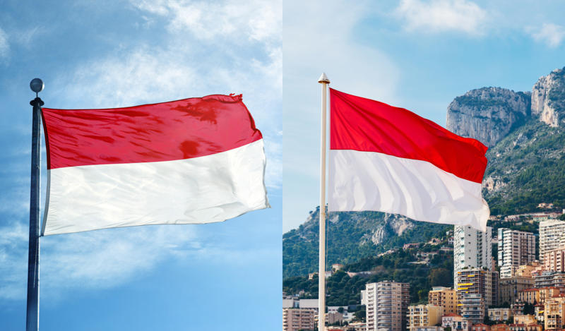 Indonesia and Monaco Indonesia and Monaco, Luxembourg and Netherlands, Chad and Romania, Senegal and Mali, Ireland and Ivory Coast, South Sudan and Kenya, Liechtenstein and Haiti, Bolivia and Ghana, Nicaragua and Argentina, Iraq and Egypt, Liberia and the United States of America