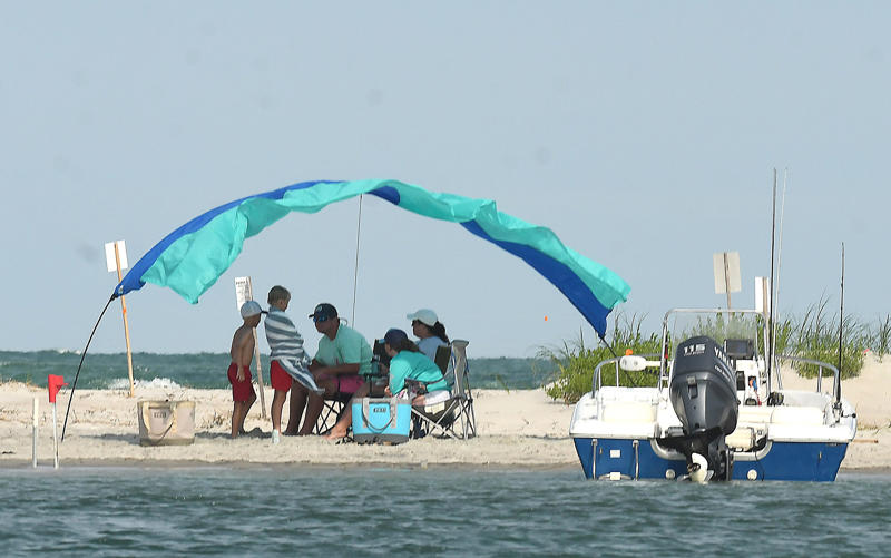 Wrightsville Beach, Carolina Beach, Kure Beach, Bald Head Island, Caswell Beach, Oak Island, Holden Beach, Ocean Isle Beach, Sunset Beach, Topsail Beach, Surf City