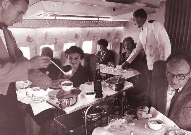 A Qantas Flight Cabin Service, SAS DC-8-33, Meat or Seafood?, First Class, Lobster or Shrimp?, Fresh Bread, SAS Scandinavia, First Class Drinks, Great Service, Perfect Service, Balanced Meal, Pan Am Desserts, A Qantas Flight, Drink Service, A Pan Am 747 Cabin, Royal Viking