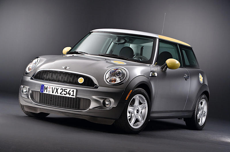 MINI E Audi e-tron, BMW 1602 Elektro-Antrieb, Buick Velite 5, Cadillac Lyriq, Chevrolet S-10 EV, Citroën AX Electrique, Dacia Spring, Fiat Panda Elettra, Ford Ranger EV, General Motors EV1, Honda EV Plus, Hummer EV Pickup, Hyundai BlueOn, Jaguar I-Pace, Kia Soul EV, Mercedes Electrique, Nissan Tama, Opel Elektro GT, Peugeot VLV, Polestar 2, Porsche P1, Renault Celtaquatre, Skoda EV truck, Smart fortwo ed, Tesla Roadster, Toyota RAV4 EV, Vauxhall Ampera, Volkswagen Elektro-Transporter, Volvo C30 Electric