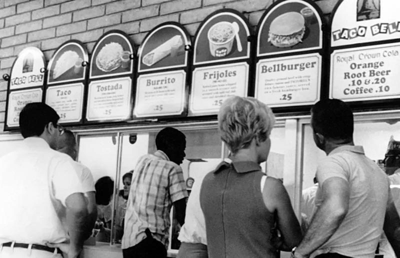 1960s: Taco Bell offers something different Menus that made history, 1920s: White Castle changes the game, 1930s: Nathan's gets famous, 1940s: Carl's Jr. makes a stand, 1950s: affordable treats at McDonald's, 1950s: Whataburger goes big, 1950s: Burger King before the Whopper, 1950s: In-N-Out introduces Cali-style fast food, 1960s: Jack in the Box revolutionizes the drive-thru, 1960s: McDonald's before the Big Mac, 1960s: Sonic does things its own way, 1960s: Taco Bell offers something different, 1960s: Wendy's creates the modern drive-thru, 1970s: McDonaldland is born, 1970s: Kentucky Fried Chicken before it became KFC, 1970s: White Castle keeps it simple, 1980s: Dunkin' Donuts goes crazy for soup, 1980s: McDonald's is lovin' it, 1980s: Arby's buys into the croissant boom, 1990s: Pink's enters the new century