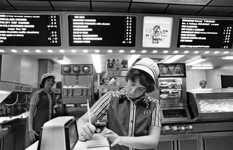 1970s: McDonaldland is born Menus that made history, 1920s: White Castle changes the game, 1930s: Nathan's gets famous, 1940s: Carl's Jr. makes a stand, 1950s: affordable treats at McDonald's, 1950s: Whataburger goes big, 1950s: Burger King before the Whopper, 1950s: In-N-Out introduces Cali-style fast food, 1960s: Jack in the Box revolutionizes the drive-thru, 1960s: McDonald's before the Big Mac, 1960s: Sonic does things its own way, 1960s: Taco Bell offers something different, 1960s: Wendy's creates the modern drive-thru, 1970s: McDonaldland is born, 1970s: Kentucky Fried Chicken before it became KFC, 1970s: White Castle keeps it simple, 1980s: Dunkin' Donuts goes crazy for soup, 1980s: McDonald's is lovin' it, 1980s: Arby's buys into the croissant boom, 1990s: Pink's enters the new century