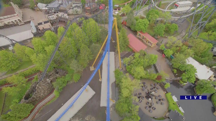American Eagle, Batman: The Ride, The Dark Knight Coaster, The Flash: Vertical Velocity, Giant Drop, The Joker, Little Dipper, Maxx Force, Raging Bull, Sky Striker, Sprocket Rockets, Superman: Ultimate Flight, Wrath of Rakshasa, X Flight
