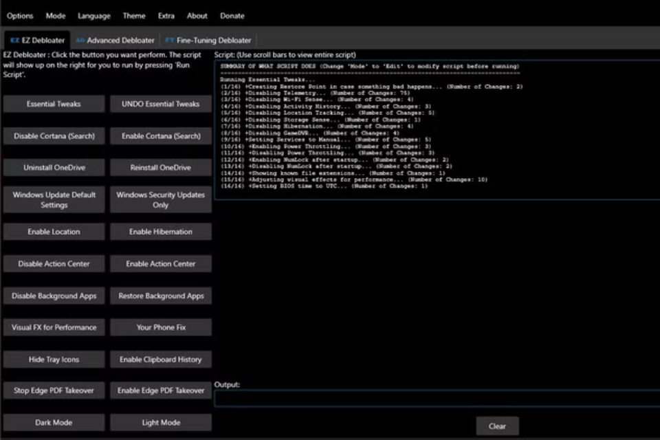 Windowsは想像以上に肥大化している, ブロートウェアを一掃できるツール, なんといっても使いやすい, Windowsのデブロートはデータの安全性維持にも役立ちます
