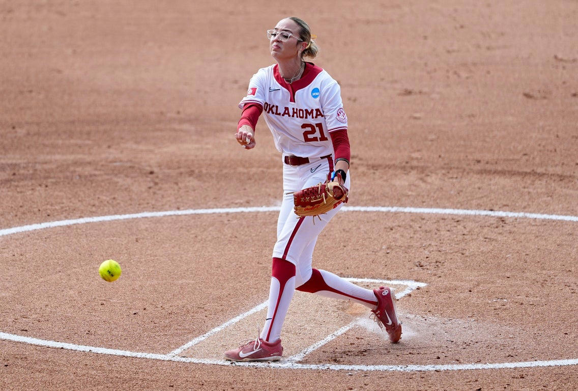 Oklahoma softball pitching sensation Sam Landry's incredible season, in photos