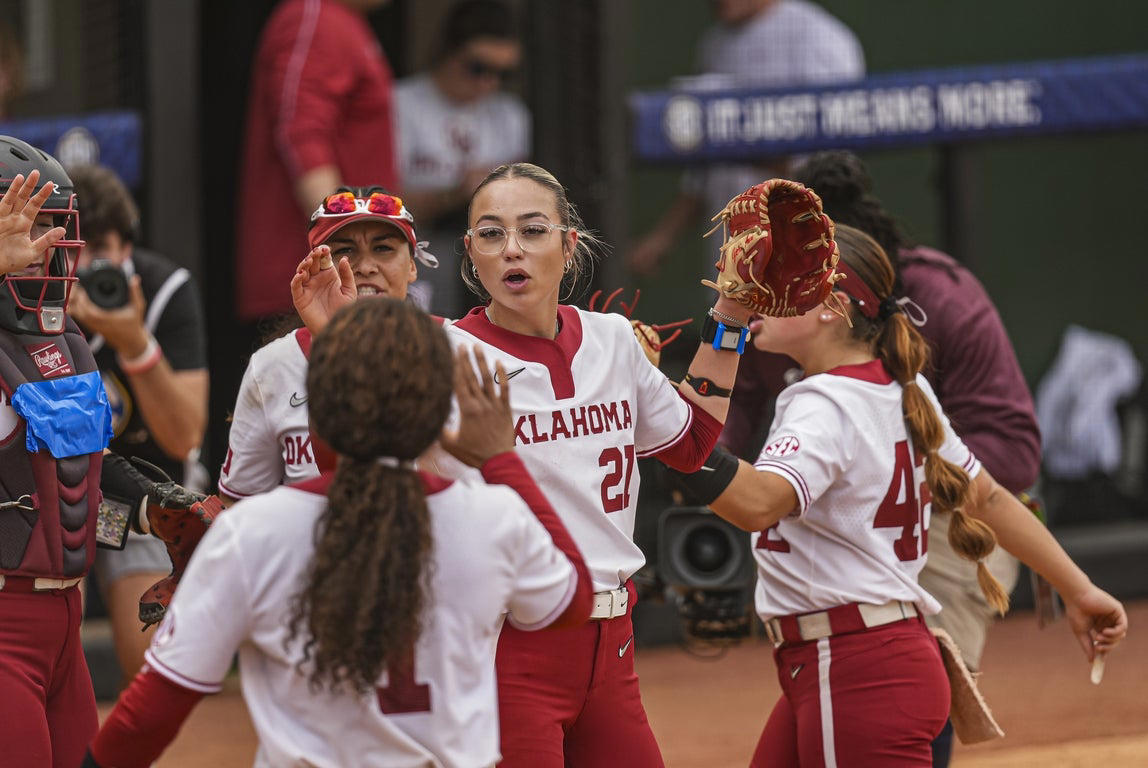 Oklahoma softball pitching sensation Sam Landry's incredible season, in photos