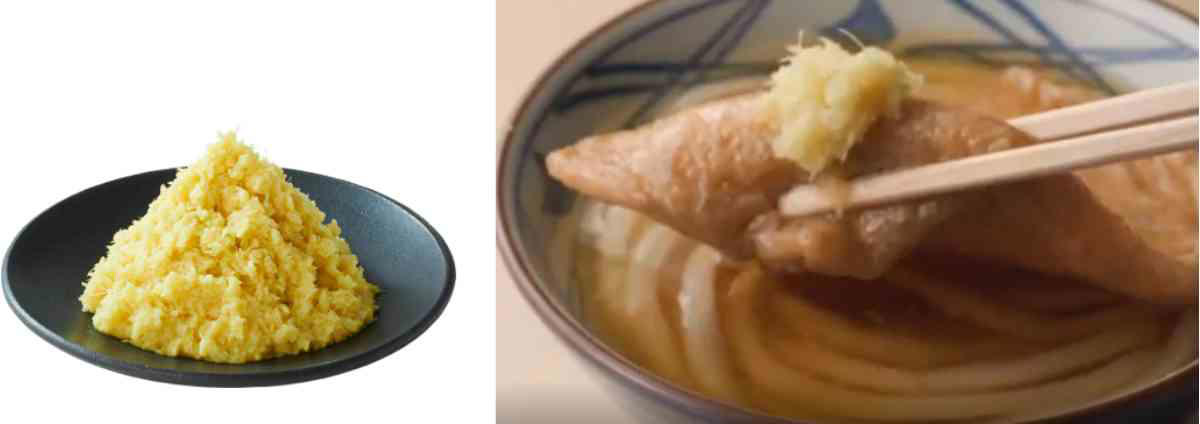 『かけうどん（温）』×「わかめ」, 『釜玉うどん（温）』×「しび辛ラー油」, シャキシャキとした食感と風味「青ねぎ」  , すっきりを、旨みにも、香りにも。「おろししょうが」, サクッと足せる、食感の楽しさ。「天かす」, さわやかに香る、特製七味「香七味（かおりしちみ）」, 風味豊かな香りに「すりごま」, いつもの一杯を、ちょっと上品に「わさび」