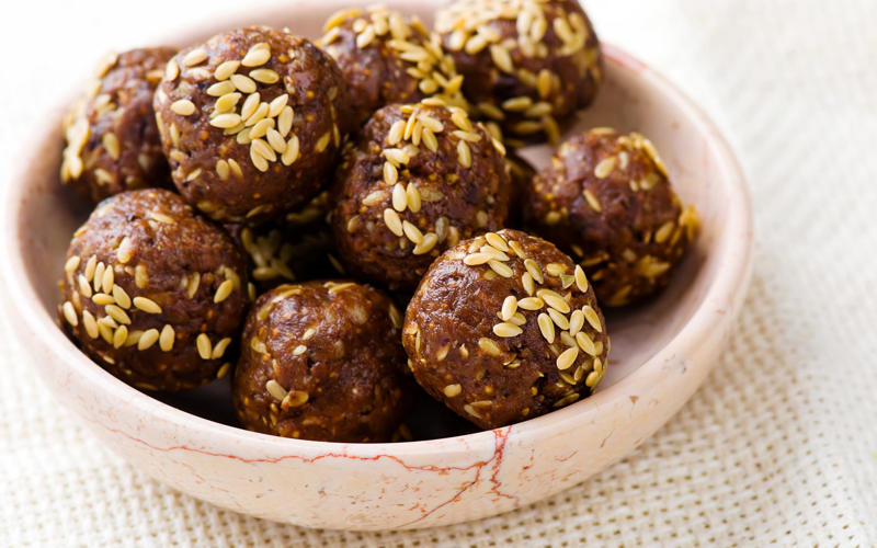 Why are dates nutritious?, The health benefits of dates, 1. Dates support heart health, 2. Dates are good for the gut, 3. Dates are micronutrient-rich, 4. Anti-oxidant and anti-inflammatory properties, 5. They slow glucose absorption, What does a portion of dates look like?, Using dates in baking, Are dates high in iron?, Are dates good for arthritis?, Three recipe ideas