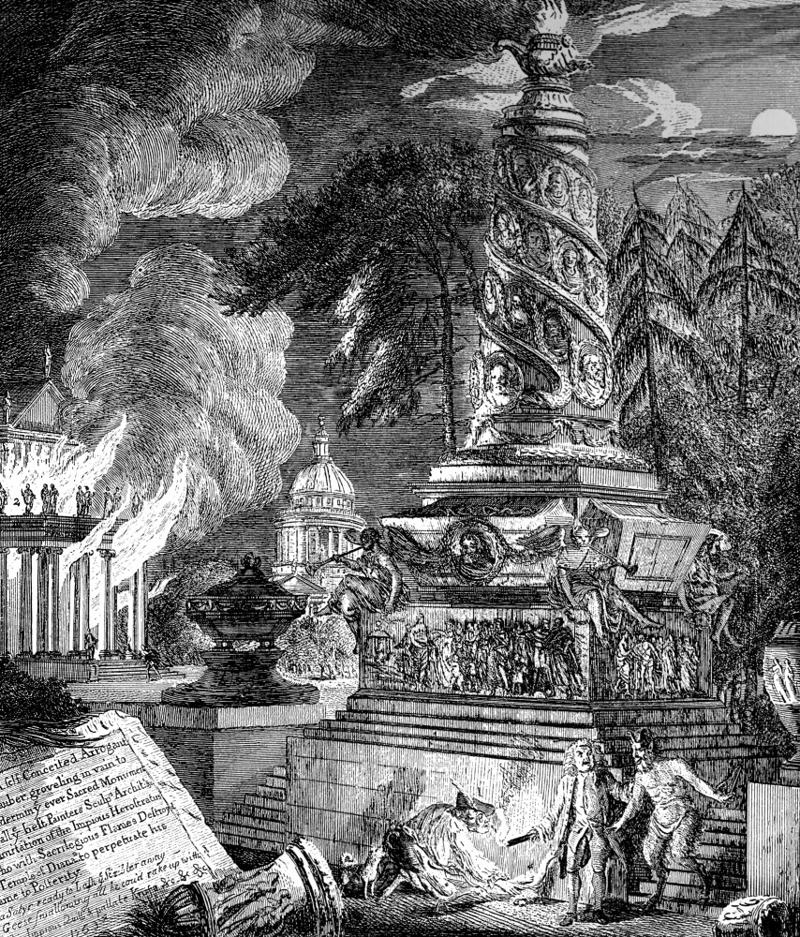 Temple of Artemis fire, 356 BCE Temple of Artemis fire, 356 BCE, Library of Alexandria fire, 48 BCE, Old St Paul's fire, 1666, White House fire, 1814, Westminster Palace fire, 1834, Tuileries Palace fire, 1871, University of Leuven Library fire, 1914, The Crystal Palace fire, 1936, Hotel Polen fire, 1977, York Minster fire, 1984, Hampton Court Palace fire, 1986, World Trade Center fires, 2001, Brighton West Pier fire, 2003, Al-Madina Souq fire, 2012, Honey Run Covered Bridge fire, 2018, Copenhagen Old Stock Exchange fire, 2024