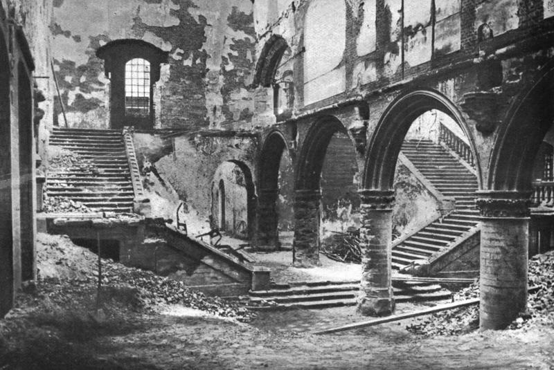 University of Leuven Library fire, 1914 Temple of Artemis fire, 356 BCE, Library of Alexandria fire, 48 BCE, Old St Paul's fire, 1666, White House fire, 1814, Westminster Palace fire, 1834, Tuileries Palace fire, 1871, University of Leuven Library fire, 1914, The Crystal Palace fire, 1936, Hotel Polen fire, 1977, York Minster fire, 1984, Hampton Court Palace fire, 1986, World Trade Center fires, 2001, Brighton West Pier fire, 2003, Al-Madina Souq fire, 2012, Honey Run Covered Bridge fire, 2018, Copenhagen Old Stock Exchange fire, 2024