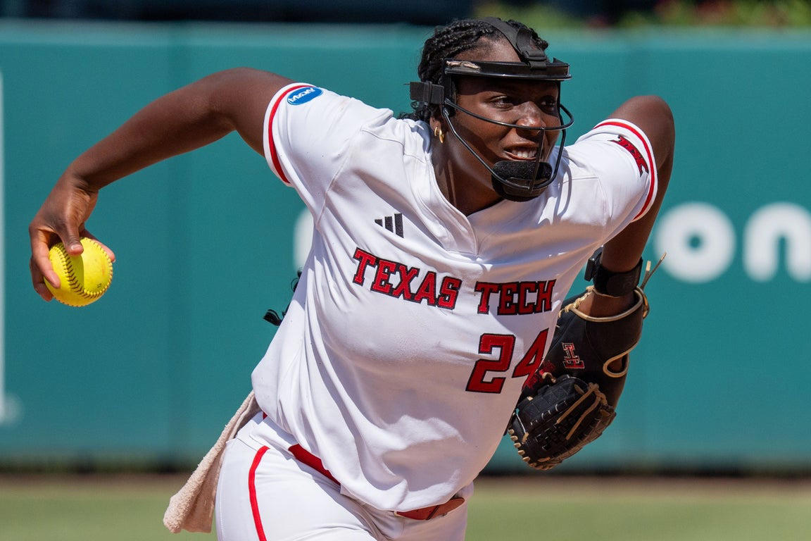 Texas Tech pitcher NiJaree Canady, in photos