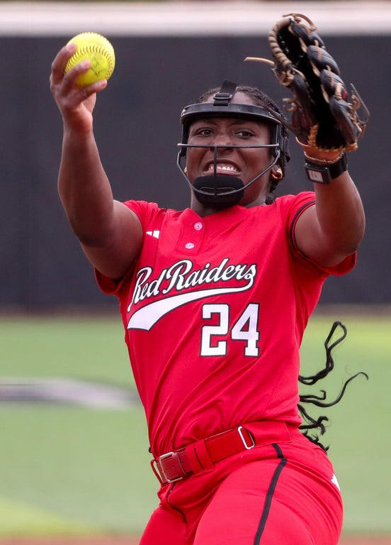 Texas Tech pitcher NiJaree Canady, in photos