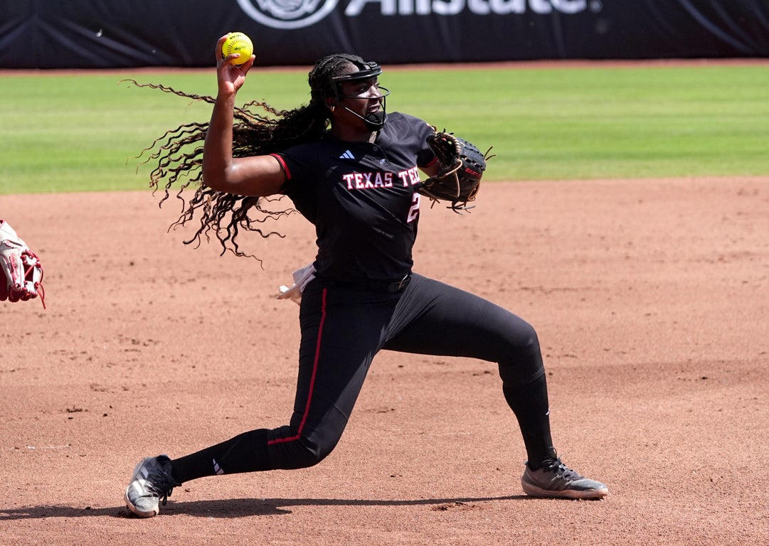 Texas Tech pitcher NiJaree Canady, in photos