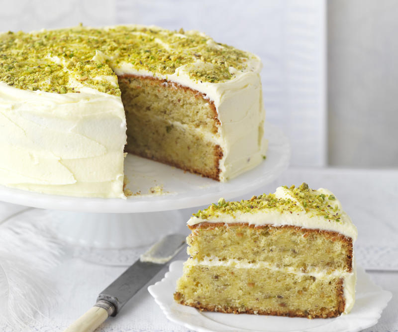 Pistachio, walnut and chocolate baklava , Pistachio and rosewater layer cake , Stonefruit & pistachio crumble with rosewater , Easy pistachio and berry hand pies , Rose and pistachio layer cake , Gluten free pistachio and lemon sandwich biscuits , Pistachio and lemon curd cake , Sugar-free biscotti with dried fruit , Peach and pistachio cake pots , Pistachio and almond cake with poached persimmons , Pistachio white chocolate and honey French macarons , Pistachio and apricot baklava cake , Pistachio, pink pepper & rose petal bark , Salted pistachio truffles , Pistachio shortcakes with strawberry compote , Christmas chocolate nut salami , Ginger, pear and pistachio crumbles , Pistachio and pomegranate cakes , Pistachio friands with honey pistachio syrup , Chocolate pistachio puddings with chocolate fudge sauce , Cranberry and pistachio rocky road , Ginger and pistachio slice , Melt-in-the-mouth pistachio shortbread , Pistachio and cranberry nougat , Chocolate pistachio tart , Dark chocolate and pistachio toffee brittle , Pistachio buttercake with orange honey syrup , Almond, date and pistachio tart , Quince and pistachio cake , Chocolate pistachio shortbread , Apricot and pistachio tart , Rosewater and pistachio cheesecake cups