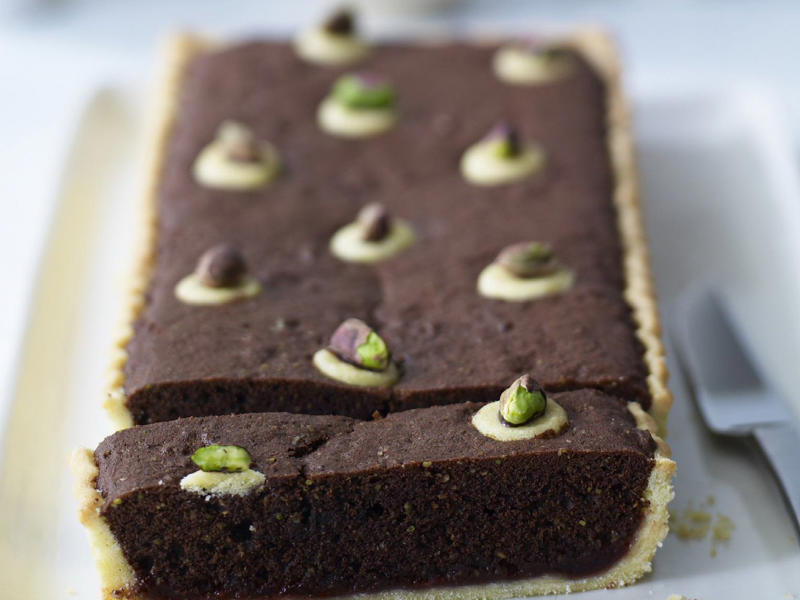 Pistachio, walnut and chocolate baklava , Pistachio and rosewater layer cake , Stonefruit & pistachio crumble with rosewater , Easy pistachio and berry hand pies , Rose and pistachio layer cake , Gluten free pistachio and lemon sandwich biscuits , Pistachio and lemon curd cake , Sugar-free biscotti with dried fruit , Peach and pistachio cake pots , Pistachio and almond cake with poached persimmons , Pistachio white chocolate and honey French macarons , Pistachio and apricot baklava cake , Pistachio, pink pepper & rose petal bark , Salted pistachio truffles , Pistachio shortcakes with strawberry compote , Christmas chocolate nut salami , Ginger, pear and pistachio crumbles , Pistachio and pomegranate cakes , Pistachio friands with honey pistachio syrup , Chocolate pistachio puddings with chocolate fudge sauce , Cranberry and pistachio rocky road , Ginger and pistachio slice , Melt-in-the-mouth pistachio shortbread , Pistachio and cranberry nougat , Chocolate pistachio tart , Dark chocolate and pistachio toffee brittle , Pistachio buttercake with orange honey syrup , Almond, date and pistachio tart , Quince and pistachio cake , Chocolate pistachio shortbread , Apricot and pistachio tart , Rosewater and pistachio cheesecake cups