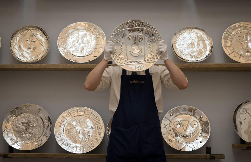 The Picasso plate These pricey treasures were bought for peanuts, The misidentified Magna Carta, The Floyd Landis custom-built bike, The Picasso plate, The Velvet Underground demo record, The Ilya Bolotowsky painting, The Russian brooch, The Vince Lombardi sweatshirt, The Breitling James Bond watch, The Anne Boleyn bird, The original 1823 copy of the US Declaration of Independence, The cracked teapot with huge historical value, The James Bond underwater car, A 26-carat diamond ring, The lost 13th-century chess piece, The Martin Johnson Heade paintings, The Andy Warhol sketch, The 'new' Billy the Kid photo, The Albrecht Dürer drawing