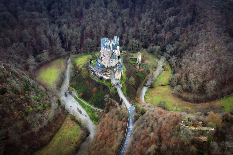 Eltz Castle, Germany, Predjama Castle, Slovenia, Brunnenburg Castle, Italy, Trakai Island Castle, Lithuania, Guaita Castle, San Marino, Gravensteen Castle, Belgium, Mehrangarh Fort, India, Topkapi Palace, Turkey, The Forbidden City, China, Almourol Castle, Portugal, Chateau de Sully-sur-Loire, France, Monastir's Ribat, Tunisia, Karlstejn Castle, Czech Republic, Gyantse Dzong, Tibet
