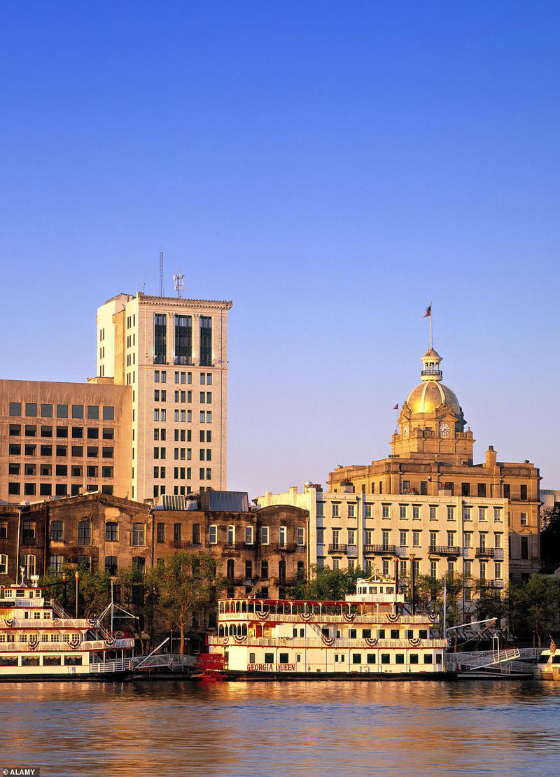New map reveals US cities and landmarks set to disappear by 2050, New Orleans, Louisiana, Cape Coral, Florida, Savannah, Georgia, Charleston, South Carolina, Atlantic City, New Jersey, East Rutherford, New Jersey, Long Island, New York, San Jose, California