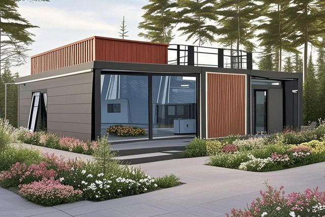 Expandable Modern Tiny Home, Shop Tiny Home Essentials at Amazon:, Gorilla Grip Bath Mat, House Day Velvet Hangers, Afnop Cordless Vacuum Cleaner, Serwall Folding Adirondack Chair, Caraway 12-piece Nonstick Ceramic Cookware Set