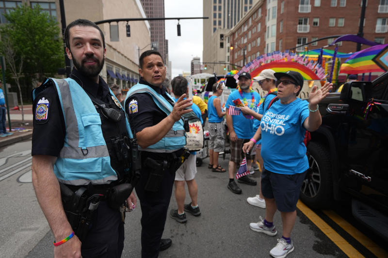 1:36 p.m. Local business benefits from Stonewall Columbus Pride March attendees, 8:59 a.m.: Rainbow-clad march-goers heading Downtown, Will it rain on the parade? Columbus weather for June 14, Pride road closures on Saturday, June 14, Is there a No Kings protest in downtown Columbus on Saturday, June 14?, Columbus Crew, All Out music festival, other events fill downtown Columbus June 14, Watch: Trump to hold military parade in Washington, D.C.