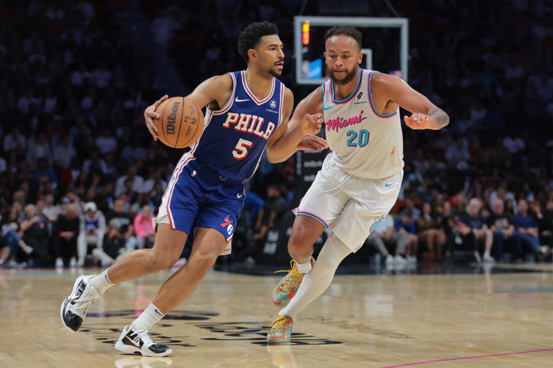 1. James Harden / PG / LA Clippers / Player Option, 2. LeBron James / SF / LA Lakers / Player Option, 3. Julius Randle / PF / Minnesota / Player Option, 4. Myles Turner / C / Indiana, 5. Josh Giddey / PG / Chicago / Restricted, 6. Jonathan Kuminga / SF / Golden State / Restricted, 7. Malik Beasley / SG / Detroit, 8. Santiago Aldama / PF / Memphis / Restricted, 9. Cam Thomas / SG / Brooklyn / Restricted, 10. Kelly Oubre / SF / Philadelphia / Player Option, 11. Brook Lopez / C / Milwaukee, 12. Ty Jerome / SG / Cleveland, 13. Bobby Portis / PF / Milwaukee / Player Option, 14. Nickeil Alexander-Walker / SG / Minnesota, 15. Caris LeVert / SG / Atlanta, 16. Clint Capela / C / Atlanta, 17. Moritz Wagner / C / Orlando / Team Option, 18. Quentin Grimes / SG / Philadelphia / Restricted, 19. Dorian Finney-Smith / PF / LA Lakers / Player Option, 20. Gary Trent Jr / SG / Milwaukee, 21. Al Horford / C / Boston, 22. Tyus Jones / PG / Phoenix, 23. D'Angelo Russell / PG / Brooklyn, 24. Russell Westbrook / PG / Denver, 25. Chris Paul / PG / San Antonio, 26. Luke Kennard / SG / Memphis, 27. Dennis Schroeder / PG / Detroit, 28. Keon Ellis / SG / Sacramento / Team Option, 29. Guerschon Yabusele / PF / Philadelphia, 30. Tim Hardaway Jr. / SG / Detroit, 31. Spencer Dinwiddie / PG / Dallas, 32. Luke Kornet / C / Boston, 33. Amir Coffey / SG / LA Clippers, 34. Bruce Brown / SG / New Orleans, 35. Precious Achiuwa / C / New York, 36. Tre Jones / PG / Chicago, 37. Chris Boucher / PF / Toronto, 38. Jake LaRavia / PF / Sacramento, 39. Larry Nance Jr. / PF / Atlanta, 40. Taurean Prince / PF / Milwaukee, 41. Tre Mann / PG / Charlotte / Restricted, 42. Kevon Looney / C / Golden State, 43. Mason Plumlee / C / Phoenix, 44. Gary Payton II / SG / Golden State, 45. Malcolm Brogdon / PG / Washington, 46. Jaxson Hayes / C / LA Lakers, 47. Jaylin Williams / PF / Oklahoma City / Team Option, 48. Kevin Porter / SG / Milwaukee, 49. Ben Simmons / PG / Brooklyn, 50. Gui Santos / PF / Golden State, 51. Vasilije Micic / PG / Phoenix / Team Option, 52. Cameron Payne / PG / New York, 53. Paul Reed / C / Detroit, 54. Dalano Banton / PG / Portland, 55. Nicolas Batum / PF / LA Clippers, 56. Trey Lyles / PF / Sacramento, 57. Thomas Bryant / C / Indiana, 58. Garrison Mathews / SG / Atlanta, 59. Gary Harris / SG / Orlando, 60. Bojan Bogdanovic / SF / Brooklyn, 61. Monte Morris / PG / Phoenix, 62. Jae'Sean Tate / SF / Houston, 63. Kyle Lowry / PG / Philadelphia, 64. Talen Horton-Tucker / SF / Chicago, 65. Trendon Watford / PF / Brooklyn, 66. Eric Gordon / SG / Philadelphia / Player Option, 67. Day'Ron Sharpe / C / Brooklyn / Restricted, 68. Ziaire Williams / SF / Brooklyn / Restricted, 69. BJ Boston / SG / New Orleans, 70. Javonte Green / SF / New Orleans, 71. Delon Wright / PG / New York, 72. Daniel Theis / C, 73. Sandro Mamukelashvili / C / San Antonio, 74. Jabari Walker / SF / Portland, 75. Lindy Waters III / SG / Detroit, 76. Jericho Sims / C / Milwaukee, 77. Markelle Fultz / PG / Sacramento, 78. Jordan Goodwin / PG / LA Lakers / Team Option, 79. Ajay Mitchell / SG / Oklahoma City, 80. Alec Burks / SG / Miami, 81. De'Anthony Melton / SG / Brooklyn, 82. Dante Exum / PG / Dallas, 83. Marvin Bagley / C / Memphis, 84. Cam Reddish / SF / Charlotte, 85. Bones Hyland / PG / LA Clippers / Restricted, 86. Luka Garza / C / Minnesota / Team Option, 87. Cory Joseph / PG / Orlando, 88. Aaron Holiday / PG / Houston / Team Option, 89. Seth Curry / SG / Charlotte, 90. Isaiah Jackson / C / Indiana / Restricted, 91. DeAndre Jordan / C / Denver, 92. Markieff Morris / PF / LA Lakers, 93. Christian Koloko / C / LA Lakers, 94. Jordan McLaughlin / PG / San Antonio, 95. Trevelin Queen / SG / Orlando, 96. Mo Bamba / C, 97. Jeff Green / PF / Houston, 98. Josh Minott / SF / Minnesota / Team Option, 99. Josh Richardson / SG