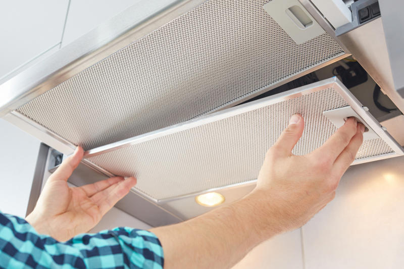 Range hood interior Coffee maker, Above your kitchen cabinets, Kitchen sponge, Keyboards, Inside the refrigerator, Kitchen sink, Spice jars, Dishwasher, Wastebasket, Range hood interior, Window tracks, Blender gasket, Baseboards