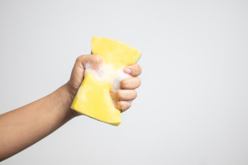Kitchen sponge Coffee maker, Above your kitchen cabinets, Kitchen sponge, Keyboards, Inside the refrigerator, Kitchen sink, Spice jars, Dishwasher, Wastebasket, Range hood interior, Window tracks, Blender gasket, Baseboards