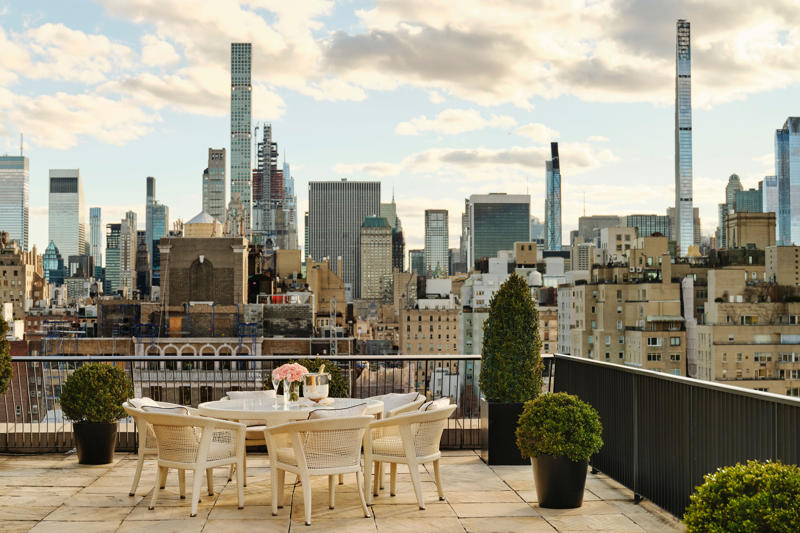 The Manner, The Surrey, a Corinthia Hotel, W New York-Union Square, The Ned NoMad, Crosby Street Hotel, The Ritz-Carlton New York, NoMad, The Carlyle, A Rosewood Hotel, Fouquet's New York, Park Hyatt New York, The Wall Street Hotel, Pendry Manhattan West, The Mercer, Hotel Chelsea, The Bowery Hotel, The Mark, The Fifth Avenue Hotel, Ace Hotel Brooklyn, The Lowell, ModernHaus Soho, Warren Street Hotel, Aman New York, The Langham, New York, Fifth Avenue, Freehand New York, Baccarat Hotel New York, Gansevoort Meatpacking NYC, Soho House New York, The Hoxton Williamsburg, The New York Edition, The Ludlow, 1 Hotel Brooklyn Bridge, The St. Regis New York, The Beekman, A Thompson Hotel, 33 Hotel, New York City, Seaport, The Pierre, A Taj Hotel, The Whitby Hotel, Casa Cipriani, Wythe Hotel, AKA Central Park, The Marlton Hotel