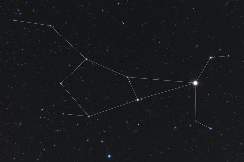 15. Antares, 14. Aldebaran, 13. Acrux, 12. Altair, 11. Hadar, 10. Betelgeuse, 9. Achernar, 8. Procyon, 7. Rigel, 6. Capella, 4. Arcturus, 2. Canopus, 1. Sirius