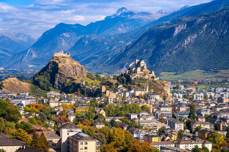 1. Basel, 2. Bern , 3. Geneva, 4. Zurich, 5. St Gallen , 6. Lucerne