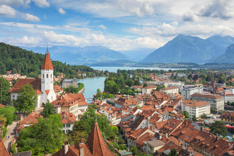 1. Basel, 2. Bern , 3. Geneva, 4. Zurich, 5. St Gallen , 6. Lucerne