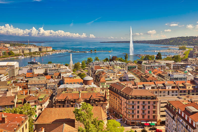 1. Basel, 2. Bern , 3. Geneva, 4. Zurich, 5. St Gallen , 6. Lucerne