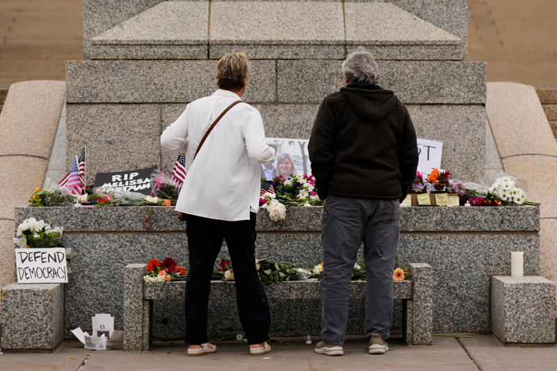Key points, Walz: ‘Justice will be served’, Criminal complaint outlines timeline of shootings and suspect's escape, Gov. Walz calls for unity following the shootings, Boelter was armed when captured, What has Vance Boelter been charged with?, Sen. Hoffman is out of surgery, Gov. Walz confirms, Where was the suspect captured?, Gov. Walz is about to hold a press conference, Ramsey County Sheriff’s Office shares picture of suspect, Breaking: Arrest made, Memorials for Melissa Hortman line steps of Minnesota state Capital, How the ‘politically motivated’ shooting of Minnesota lawmakers unleashed right-wing conspiracy theories, Where is Vance Boelter headed? 'All options are open,' police say, Police recovered 'relevant' evidence in suspect's vehicle, Law enforcement disputes 'manifesto' characterization, The Minnesota manhunt, by the numbers, Police call on community not to 'speculate' about Minnesota shootings, Local leaders remember 'remarkable individuals' targeted in shooting, Boelter spoke with his roommate night before shootings, Friend says suspected shooter was a born-again Christian, Officials to provide an update at 5:30 pm CT, Authorities searching for suspect in area where vehicle was found, Investigators are confident they’ll find suspect, Watch: Police search for suspect in Minnesota shooting, Suspect went back to Minneapolis home after shooting, roommate says, Mourners leave flowers in memory of Melissa Hortman at state Capitol, 11 Wisconsin lawmakers named in gunman’s manifesto, Wife of suspect is ‘in shock’ after husband named as suspect, Belonging found on side of the road in Sibley County: report, Gov Tim Walz honors Melissa Hortman, Trump says he ‘may’ call Governor Tim Walz, Suspect’s vehicle located in Sibley County, according to emergency alert, Melissa and Mark Hortman helped raise and train veteran service dog, GoFundMe raises more than ,000 for John and Yvette Hoffman, Minnesota Senator issued tighter security after ‘politically motivated’ shooting, Law enforcement continue to search for suspect, Melissa and Mark Hortman died of 'multiple' gunshot wounds, Yvette Hoffman ‘threw herself’ onto her daughter to protect her, Catch up on the latest, Amy Klobuchar dined with Melissa Hortman hours before fatal shooting, Read what the suspect texted his friends after the shootings, Where was the suspect caught?, Minnesota congressional delegation denounces political violence in joint statement, Suspect arrested just after 9 p.m.: report