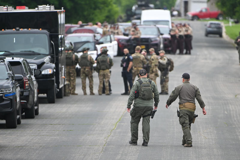 Key points, Walz: ‘Justice will be served’, Criminal complaint outlines timeline of shootings and suspect's escape, Gov. Walz calls for unity following the shootings, Boelter was armed when captured, What has Vance Boelter been charged with?, Sen. Hoffman is out of surgery, Gov. Walz confirms, Where was the suspect captured?, Gov. Walz is about to hold a press conference, Ramsey County Sheriff’s Office shares picture of suspect, Breaking: Arrest made, Memorials for Melissa Hortman line steps of Minnesota state Capital, How the ‘politically motivated’ shooting of Minnesota lawmakers unleashed right-wing conspiracy theories, Where is Vance Boelter headed? 'All options are open,' police say, Police recovered 'relevant' evidence in suspect's vehicle, Law enforcement disputes 'manifesto' characterization, The Minnesota manhunt, by the numbers, Police call on community not to 'speculate' about Minnesota shootings, Local leaders remember 'remarkable individuals' targeted in shooting, Boelter spoke with his roommate night before shootings, Friend says suspected shooter was a born-again Christian, Officials to provide an update at 5:30 pm CT, Authorities searching for suspect in area where vehicle was found, Investigators are confident they’ll find suspect, Watch: Police search for suspect in Minnesota shooting, Suspect went back to Minneapolis home after shooting, roommate says, Mourners leave flowers in memory of Melissa Hortman at state Capitol, 11 Wisconsin lawmakers named in gunman’s manifesto, Wife of suspect is ‘in shock’ after husband named as suspect, Belonging found on side of the road in Sibley County: report, Gov Tim Walz honors Melissa Hortman, Trump says he ‘may’ call Governor Tim Walz, Suspect’s vehicle located in Sibley County, according to emergency alert, Melissa and Mark Hortman helped raise and train veteran service dog, GoFundMe raises more than ,000 for John and Yvette Hoffman, Minnesota Senator issued tighter security after ‘politically motivated’ shooting, Law enforcement continue to search for suspect, Melissa and Mark Hortman died of 'multiple' gunshot wounds, Yvette Hoffman ‘threw herself’ onto her daughter to protect her, Catch up on the latest, Amy Klobuchar dined with Melissa Hortman hours before fatal shooting, Read what the suspect texted his friends after the shootings, Where was the suspect caught?, Minnesota congressional delegation denounces political violence in joint statement, Suspect arrested just after 9 p.m.: report