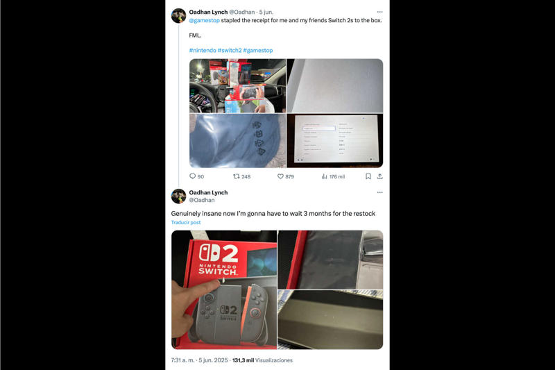 Long wait for the new Nintendo, A higher price than expected, Endless queues, Screen broken, Strange little holes, It happened to many clients, What happened?, Staplers in the stores, Double negligence, Small holes, huge pain, Joint complaints, Luckily, it has been solved