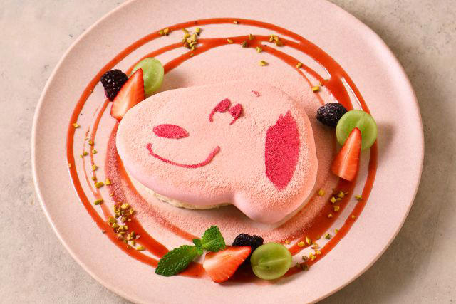 スヌーピーと仲間たちのスイーツがいっぱい！, 上段・下段に多彩なメニューが, 神戸店限定のパンケーキを追加オーダーで！, お部屋をモチーフにしたフロートも登場