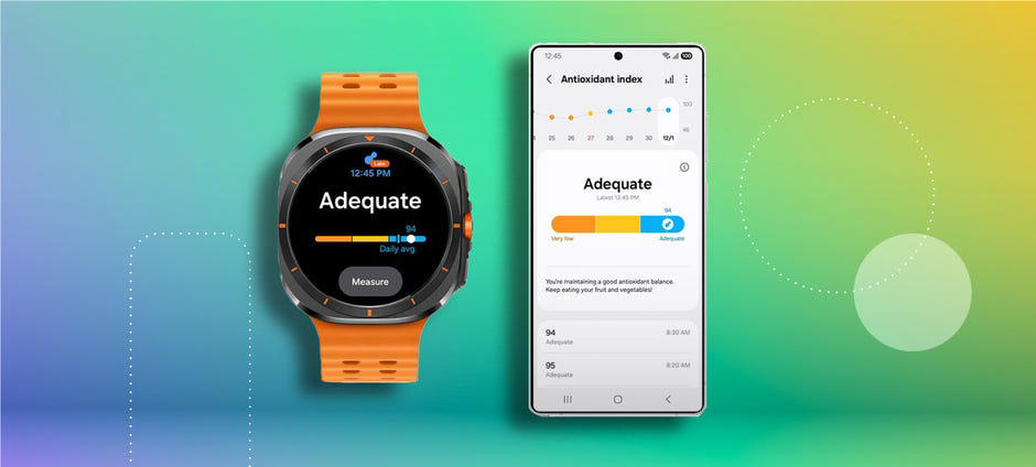 Antioxidant detection, no needle needed, Vascular Load measures strain on the heart, Who gets these features, and how much will they cost?, Samsung's future health plans