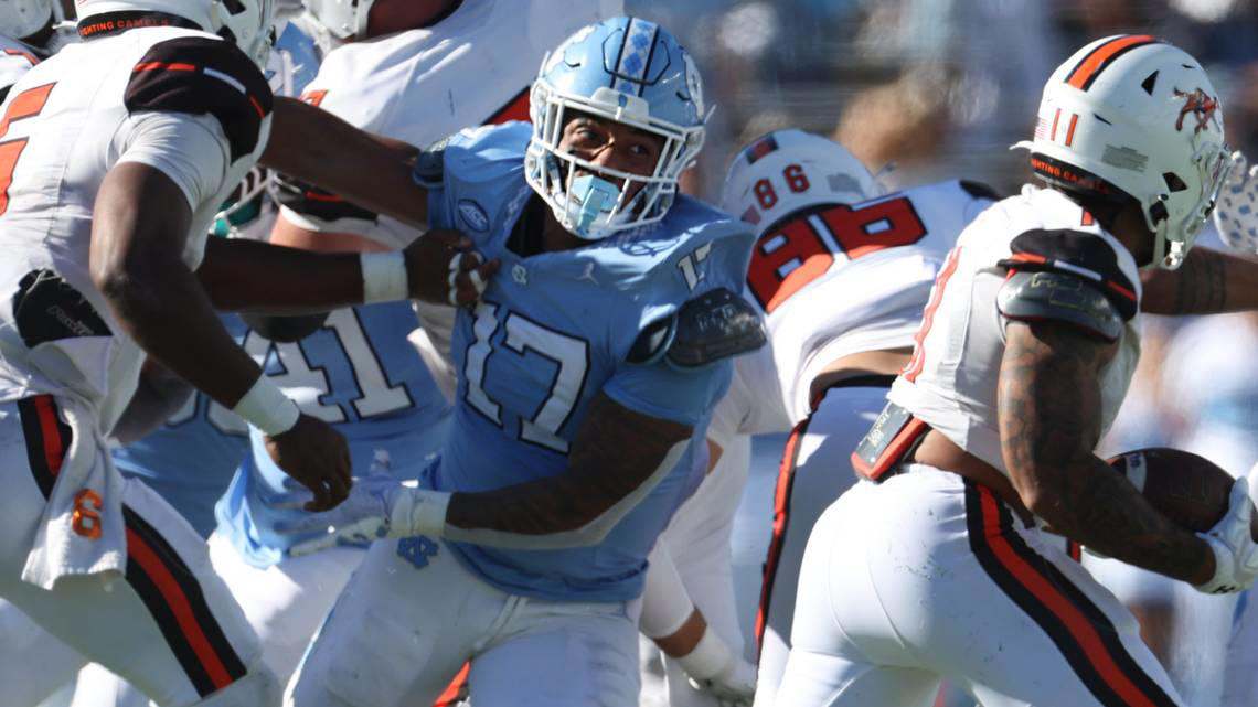 NO. 2: UNC FOOTBALL 2025 SCHEDULE: CAN'T MISS GAME. TOUGHEST STRETCH. INTRIGUING OPPONENT, NO. 7: UNC TO OPEN 2026 FOOTBALL SEASON AGAINST TCU WITH GAME IN IRELAND, NO. 8: UNC FOOTBALL COACH BILL BELICHICK COMMENTS ON CBS INTERVIEW, JORDON HUDSON, NO. 9: UNC ENVISIONS STUDENT TAILGATES, ON-CAMPUS BEER GARDEN AS BELICHICK DEBUT NEARS