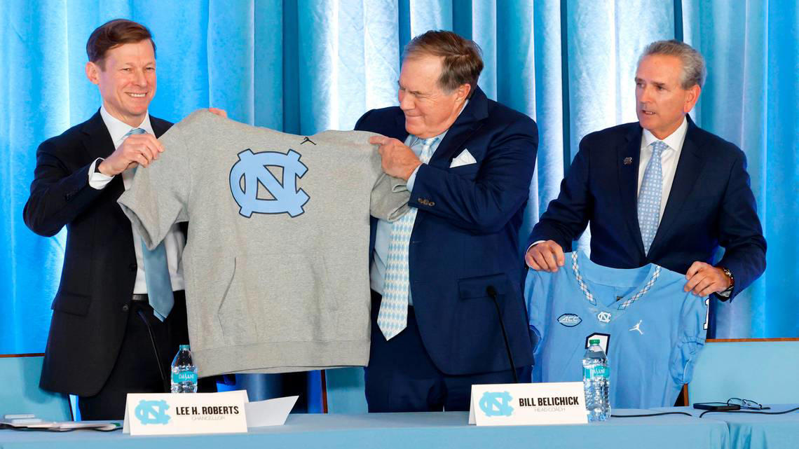NO. 2: UNC FOOTBALL 2025 SCHEDULE: CAN'T MISS GAME. TOUGHEST STRETCH. INTRIGUING OPPONENT, NO. 7: UNC TO OPEN 2026 FOOTBALL SEASON AGAINST TCU WITH GAME IN IRELAND, NO. 8: UNC FOOTBALL COACH BILL BELICHICK COMMENTS ON CBS INTERVIEW, JORDON HUDSON, NO. 9: UNC ENVISIONS STUDENT TAILGATES, ON-CAMPUS BEER GARDEN AS BELICHICK DEBUT NEARS